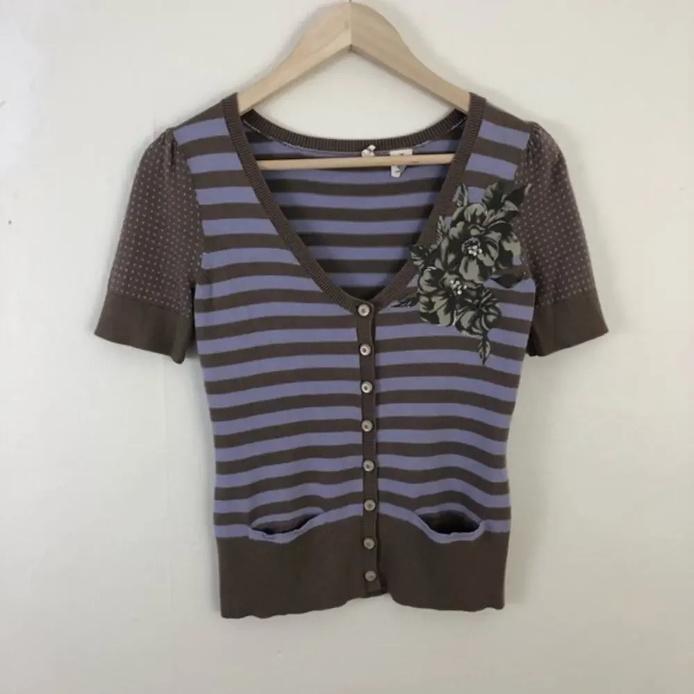 Anthropologie Moth Cattleya Cardigan Size XS - Picture 3 of 8